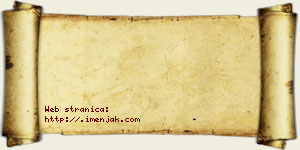 Alimpije Joksić vizit kartica